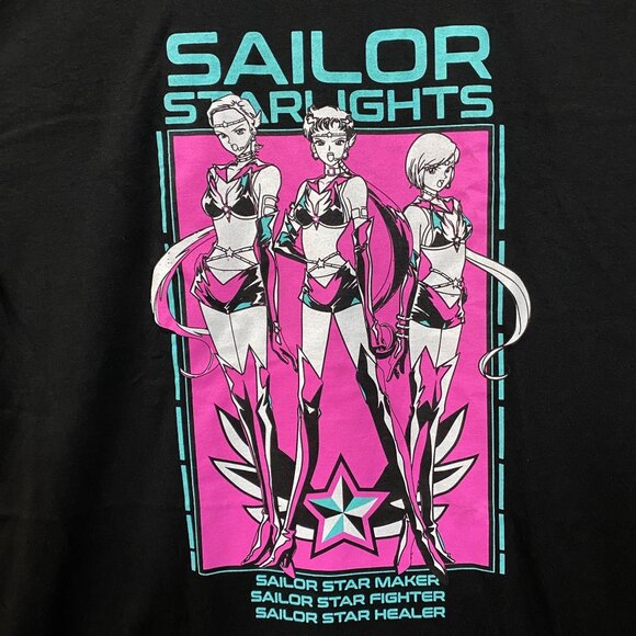 Sailor Moon Sailor Starlight Group Portrait Anime T-Shirt XL - Picture 2 of 5